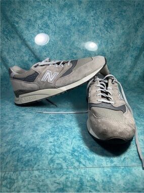 New Balance 998 Made In USA Gray Men’s Leather Low Top Athletic Shoes Size 13